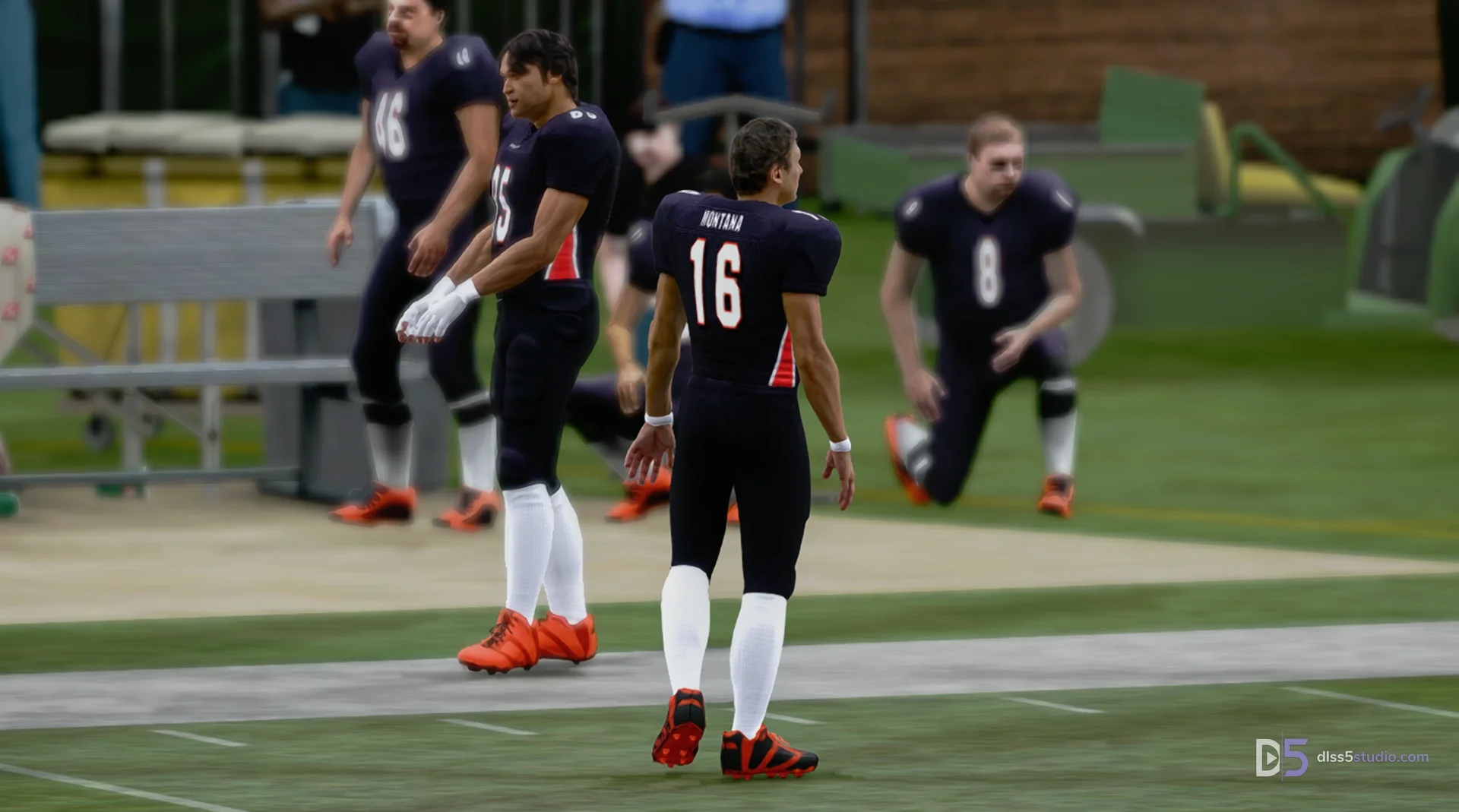 All Pro Football 2k8 z DLSS 5 Neural Rendering, tryb Balanced