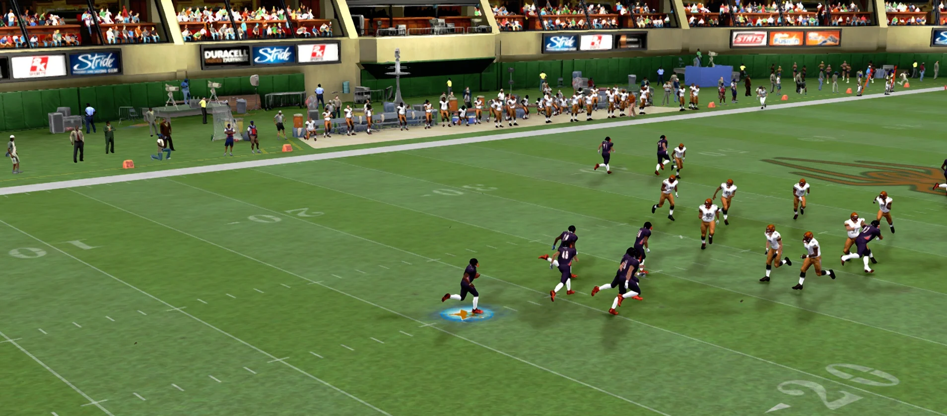 All Pro Football 2k8, DLSS 5를 적용하지 않은 원본 프레임