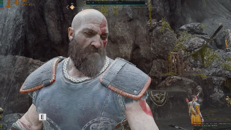 GOW 2018 mit DLSS 5 Neural Rendering, Modus Performance