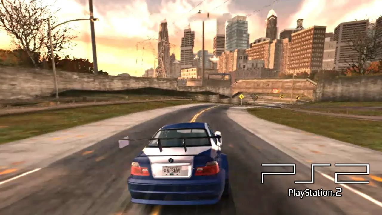 Need For Speed Most Wanted (PS2), original frame without DLSS 5