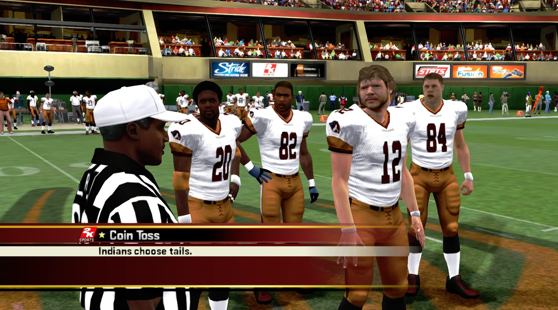 All Pro Football 2k8, DLSS 5를 적용하지 않은 원본 프레임