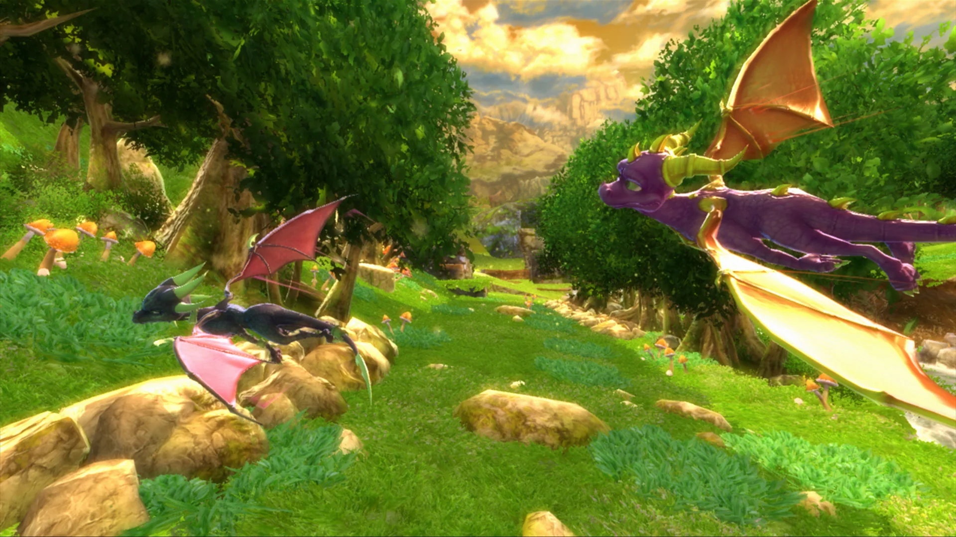 Spyro, original frame without DLSS 5