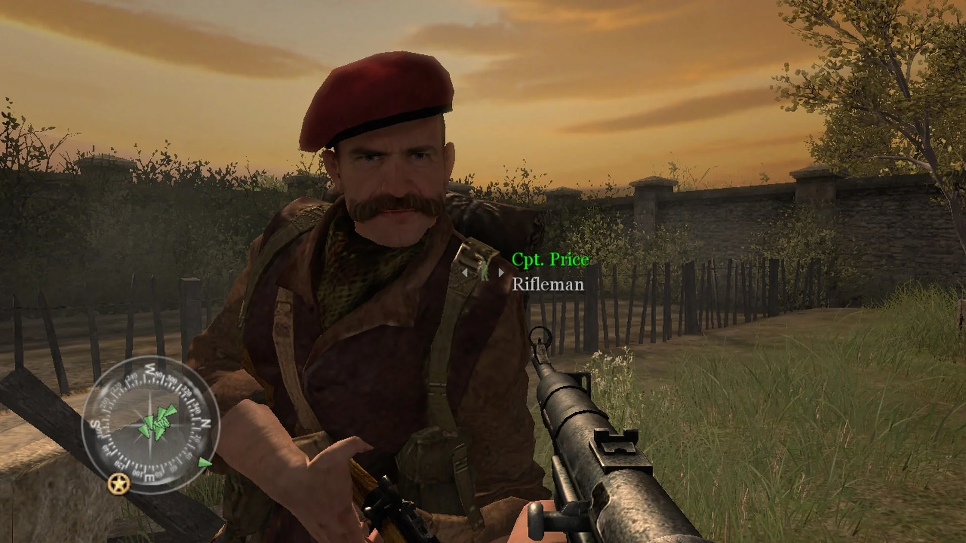Call of Duty 2, original frame without DLSS 5